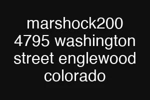 marshock200 4795 washington street englewood colorado